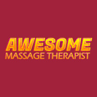 Awesome Massage Therapist Neon Text Sign Typograph Basic T-shirt | Artistshot