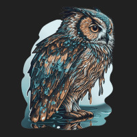 Ocean Sea Water Owl Basic T-shirt | Artistshot