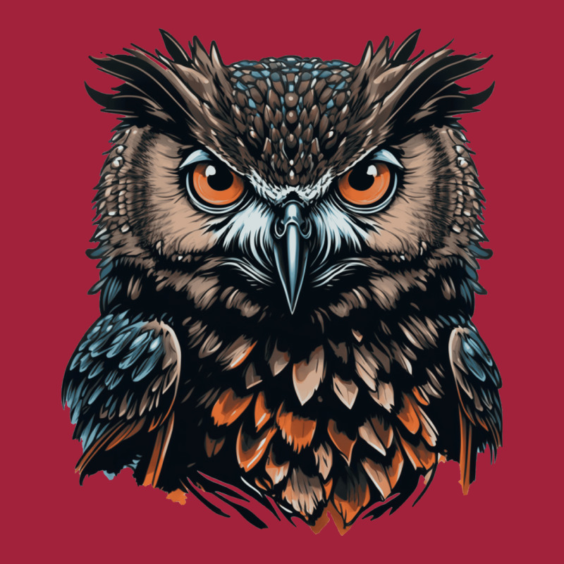 Owl Angry Basic T-shirt by UrielTurner100 | Artistshot