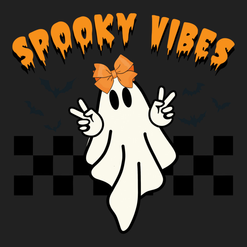 Ghost Spooky Vibes Halloween Basic T-shirt | Artistshot