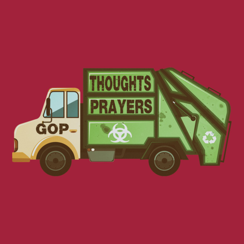 Thoughts And Prayers Garbage Truck Pro Gun Control Basic T-shirt | Artistshot