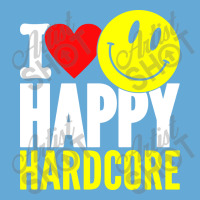 I Love Happy Hardcore Basic T-shirt | Artistshot