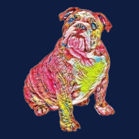 A Cute Bulldog Sitting And Lo Zipper Hoodie | Artistshot