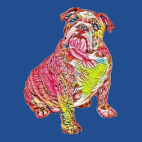 A Cute Bulldog Sitting And Lo Unisex Hoodie | Artistshot