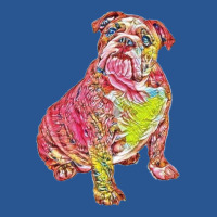 A Cute Bulldog Sitting And Lo T-shirt | Artistshot