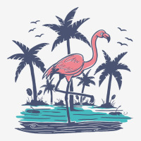 Chillin Flamingo On The Beach Graphic Youth T-shirt | Artistshot