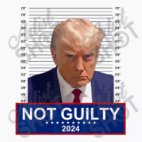 President Donald Trump Mugshot 2024 Not Guilty T-shirt | Artistshot