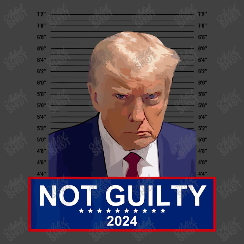 President Donald Trump Mugshot 2024 Not Guilty Vintage T-shirt | Artistshot