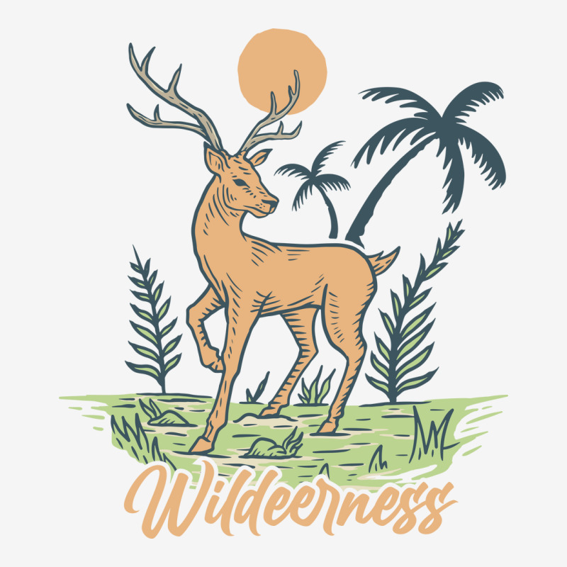 Wildeerness Wild Deer Graphic T-shirt by Mangustudio | Artistshot