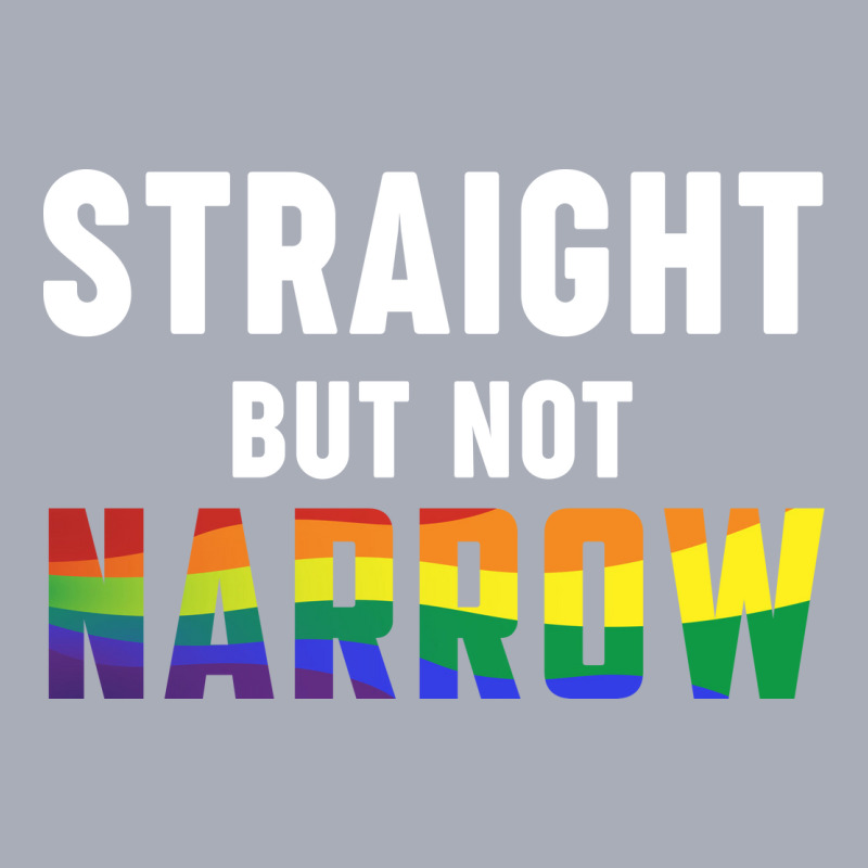 Rainbow Month Lgbtq + Ally Straight But Not Narrow Tank Dress by declangreenwood | Artistshot