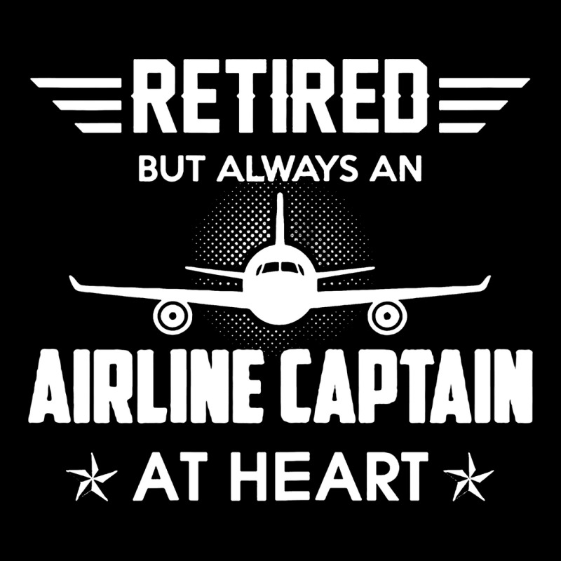 Retired But Always An Airline Captain At Heart Adjustable Cap | Artistshot