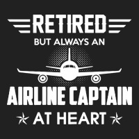 Retired But Always An Airline Captain At Heart Basic Youth T-shirt | Artistshot