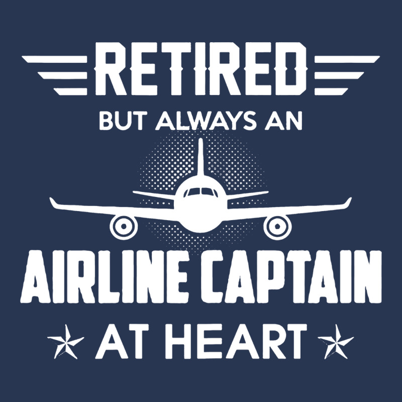 Retired But Always An Airline Captain At Heart Men Denim Jacket | Artistshot