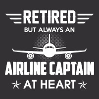 Retired But Always An Airline Captain At Heart Vintage Hoodie And Short Set | Artistshot