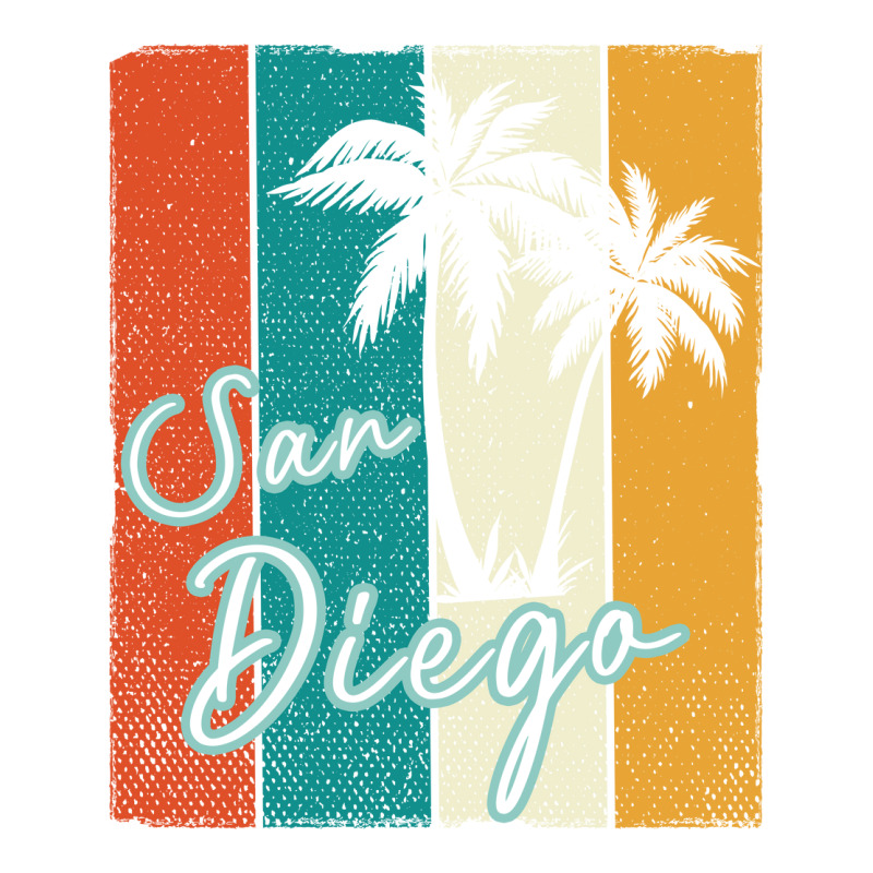 Retro San Diego California Vintage 70s V-neck Tee | Artistshot