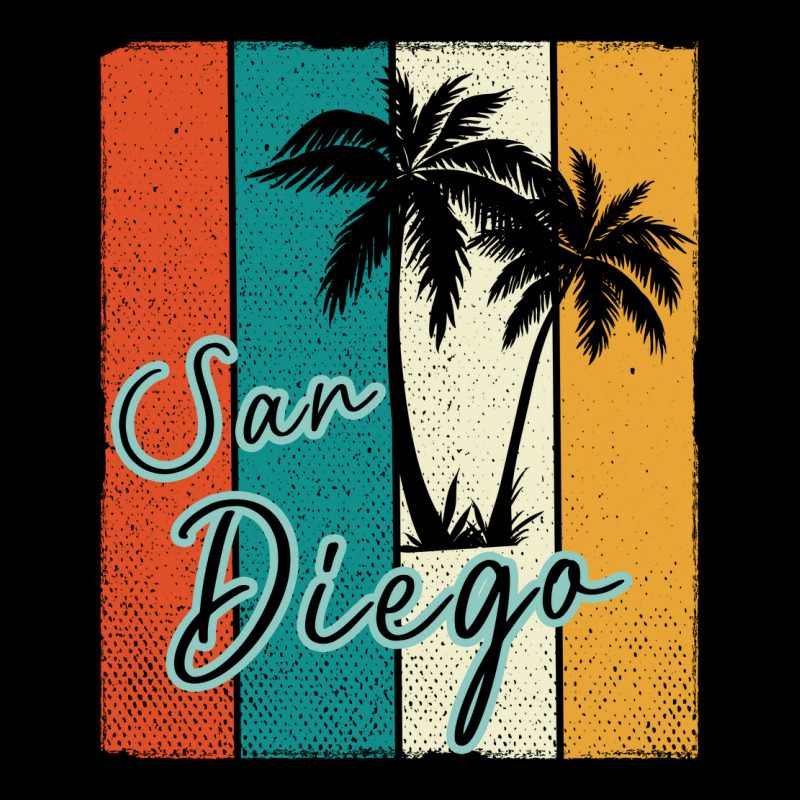 Retro San Diego California Vintage 70s Zipper Hoodie | Artistshot