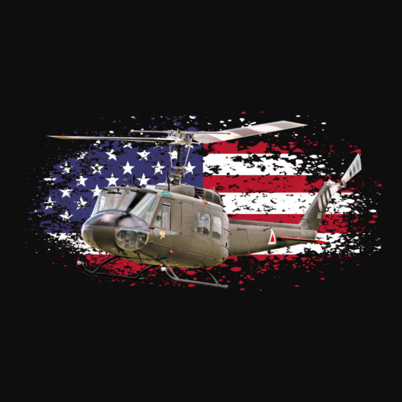 Uh 1 Huey Helicopter American Flag Usa Crop Top by declangreenwood | Artistshot