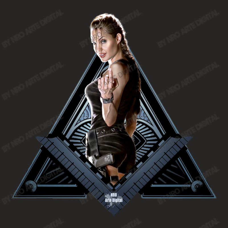 Tomb Raider Ladies Fitted T-Shirt by NRO Arte Digital | Artistshot