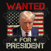 Wanted Donald Trump For President 2024 Usa Flag Landscape Canvas Print | Artistshot