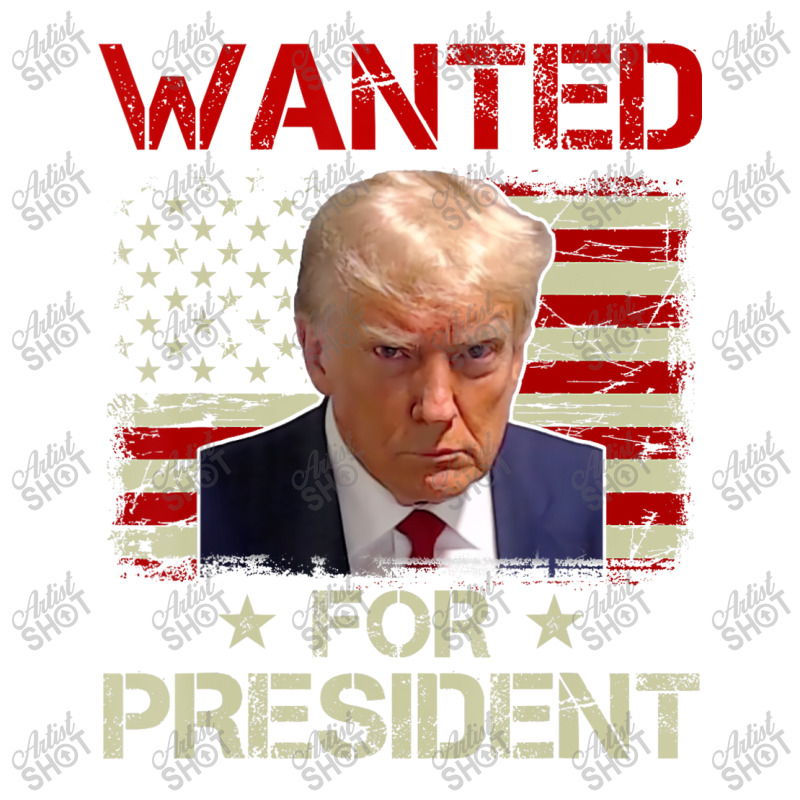 Wanted Donald Trump For President 2024 Usa Flag Sticker | Artistshot