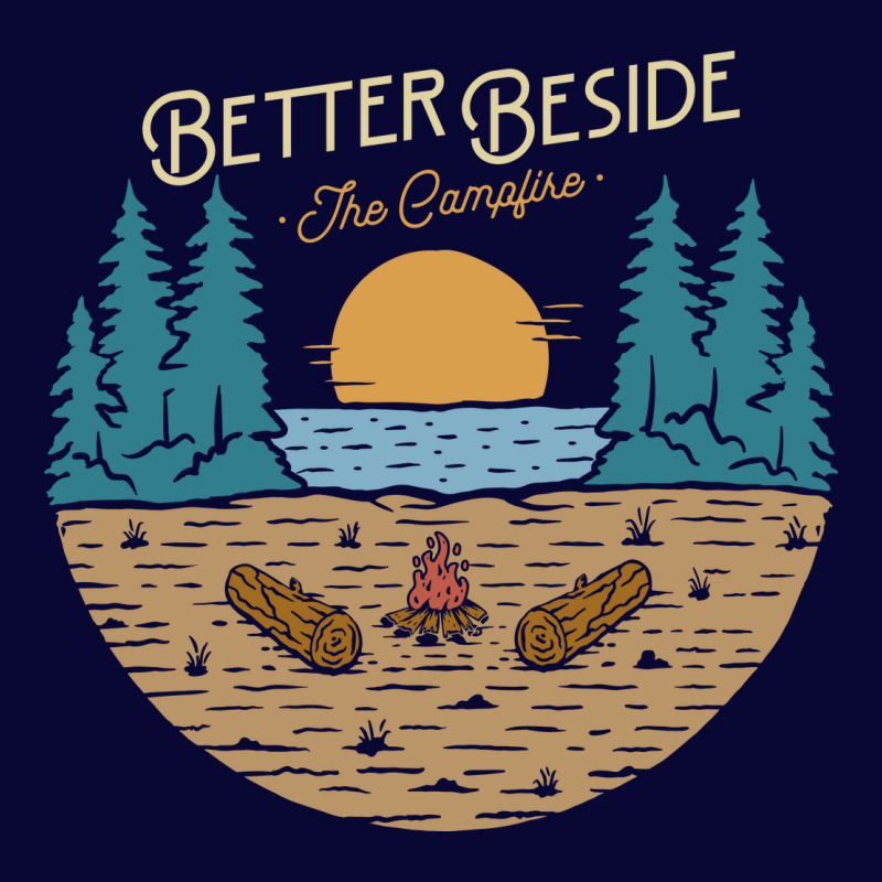 Better Beside The Campfire Throw Pillow | Artistshot