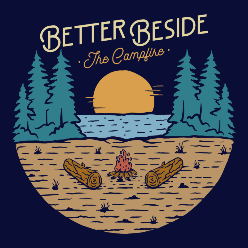 Better Beside The Campfire Bicycle License Plate | Artistshot