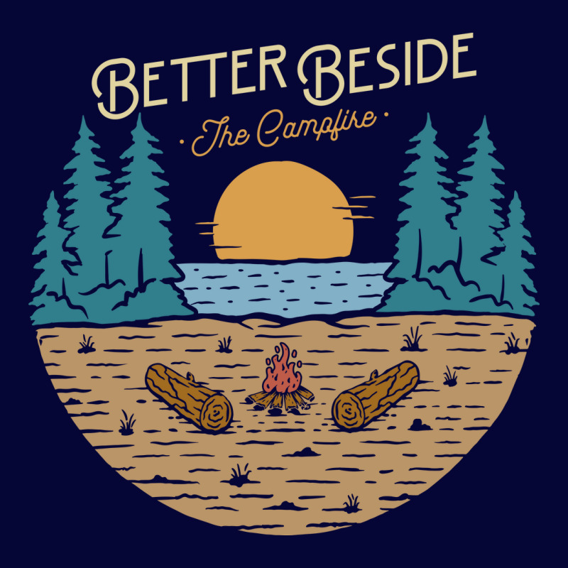 Better Beside The Campfire Rectangle Patch | Artistshot