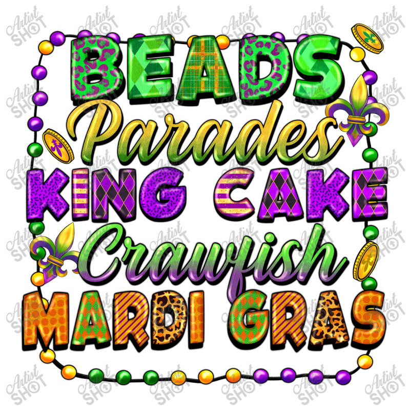 Beads Parades King Cake Crawfish Mardi Gras Long Sleeve Shirts | Artistshot