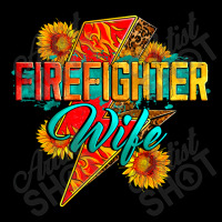 Firefighter Wife With Lightning Bolt Adjustable Cap | Artistshot