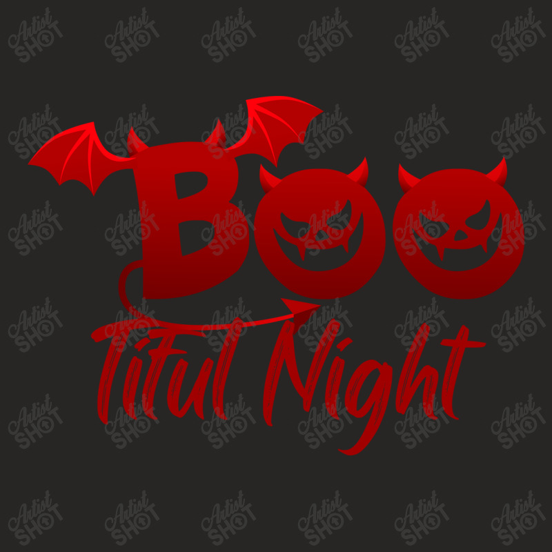 Boo Tiful Night Ladies Fitted T-Shirt by Jhanafi | Artistshot