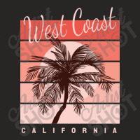 West Coast Of California Ladies Fitted T-shirt | Artistshot