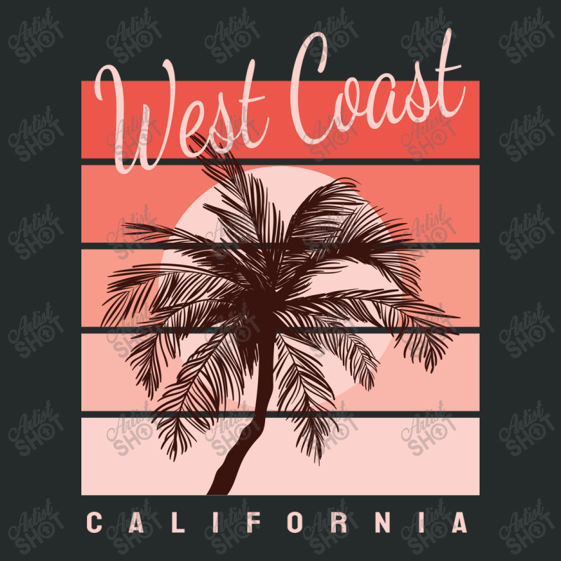 West Coast Of California Women's Triblend Scoop T-shirt by Jhanafi | Artistshot