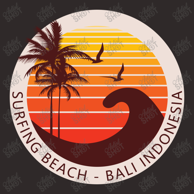 Beach Surfing In Bali, Indonesia Racerback Tank by Jhanafi | Artistshot