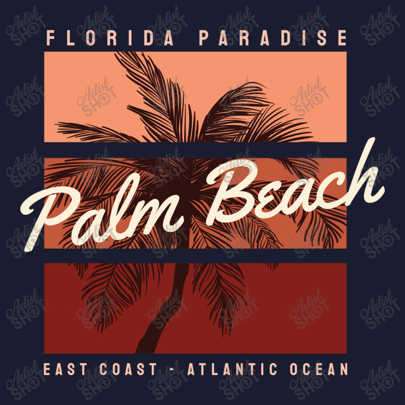 Florida Paradise Palm Beach, East Coast Of The Atl Women's V-Neck T-Shirt by Jhanafi | Artistshot