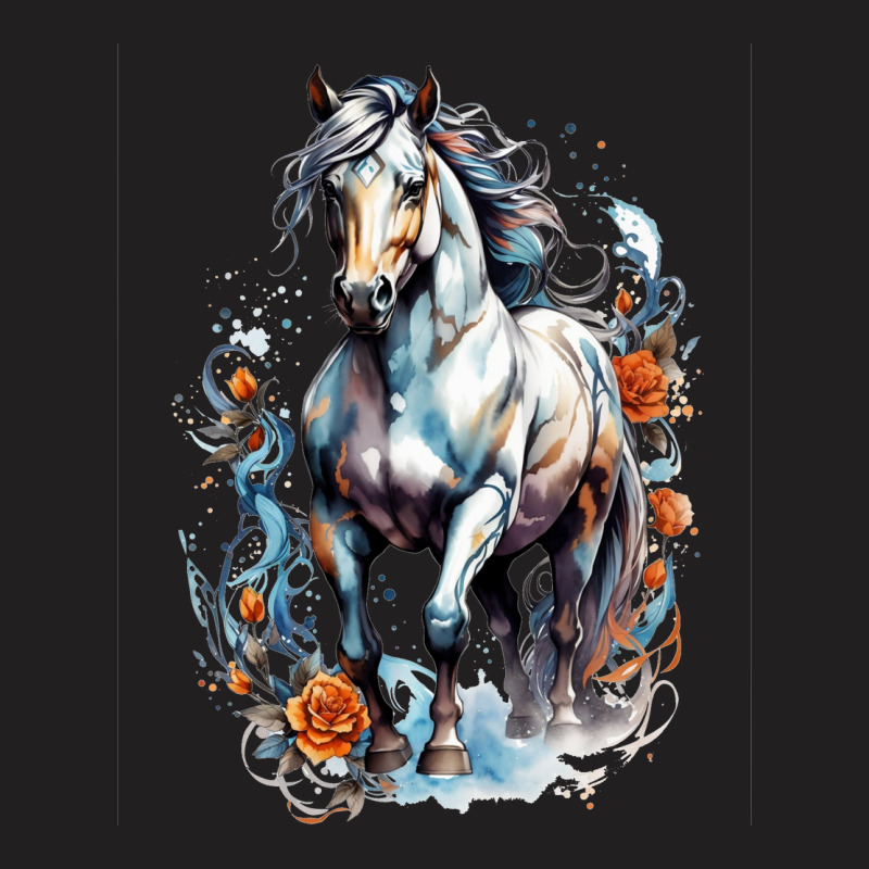 Aesthetic Horse Illustration T-shirt | Artistshot