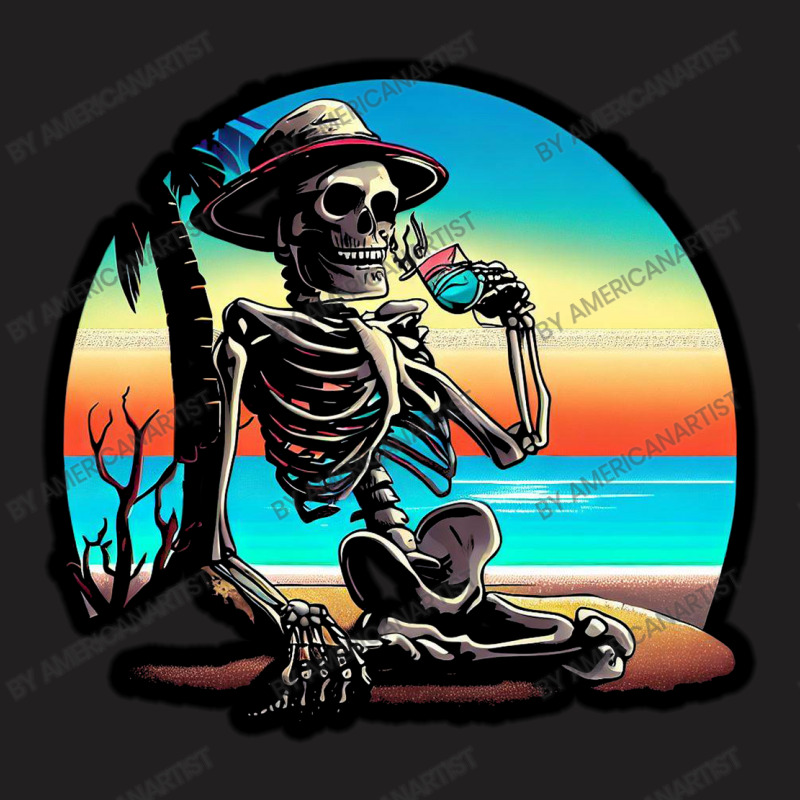 Skeleton Beach T-shirt | Artistshot