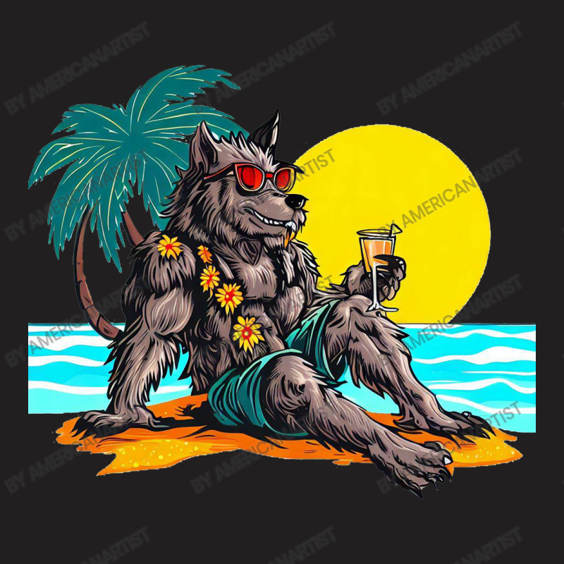Werewolf Beach T-shirt | Artistshot