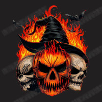 Pumpkin Skulls T-shirt | Artistshot