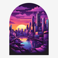 Futuristic City Skyscraper Adjustable Cap | Artistshot