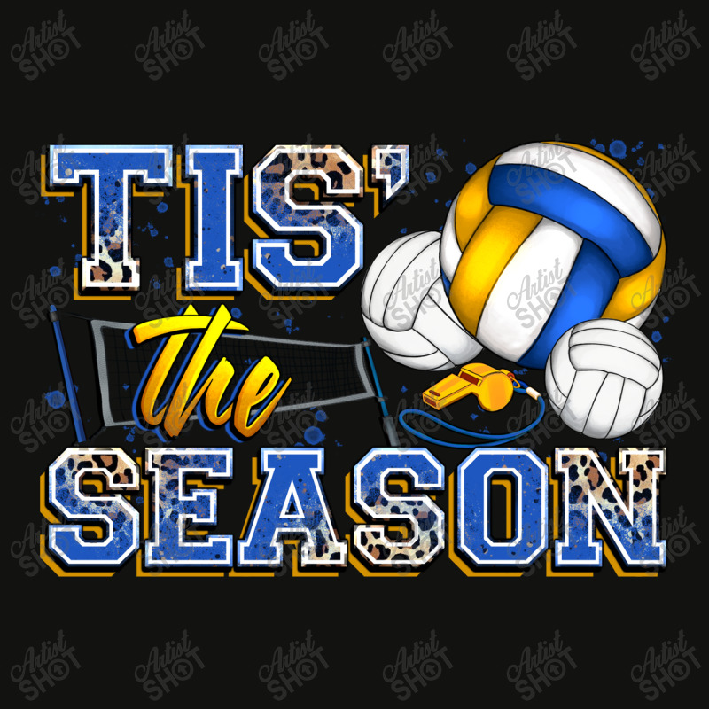 Tis' The Season Volleyball Scorecard Crop Tee by Zillion Design Studio | Artistshot