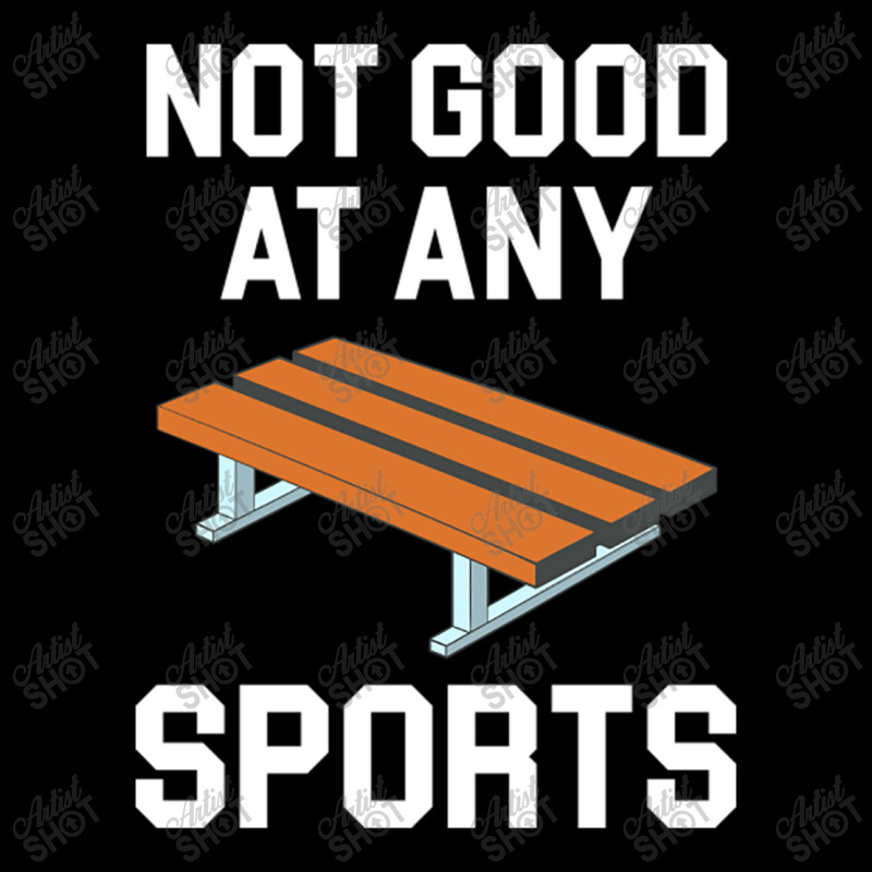 Not Good At Any Sports   Buddy Bench Joke Pocket T-shirt | Artistshot