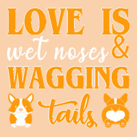 Wagging Tails T  Shirt Love Is Wet Noses & Wagging Tails T  Shirt Cropped Hoodie | Artistshot