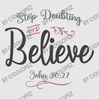 Faith Ignited - Stop Doubting And Believe Design Hoodie & Jogger Set | Artistshot