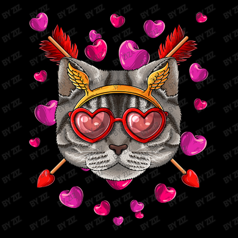 American Shorthair Valentines Day Heart Glasses Lo Adjustable Cap by Ziz | Artistshot