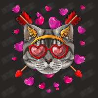 American Shorthair Valentines Day Heart Glasses Lo Ladies Fitted T-shirt | Artistshot