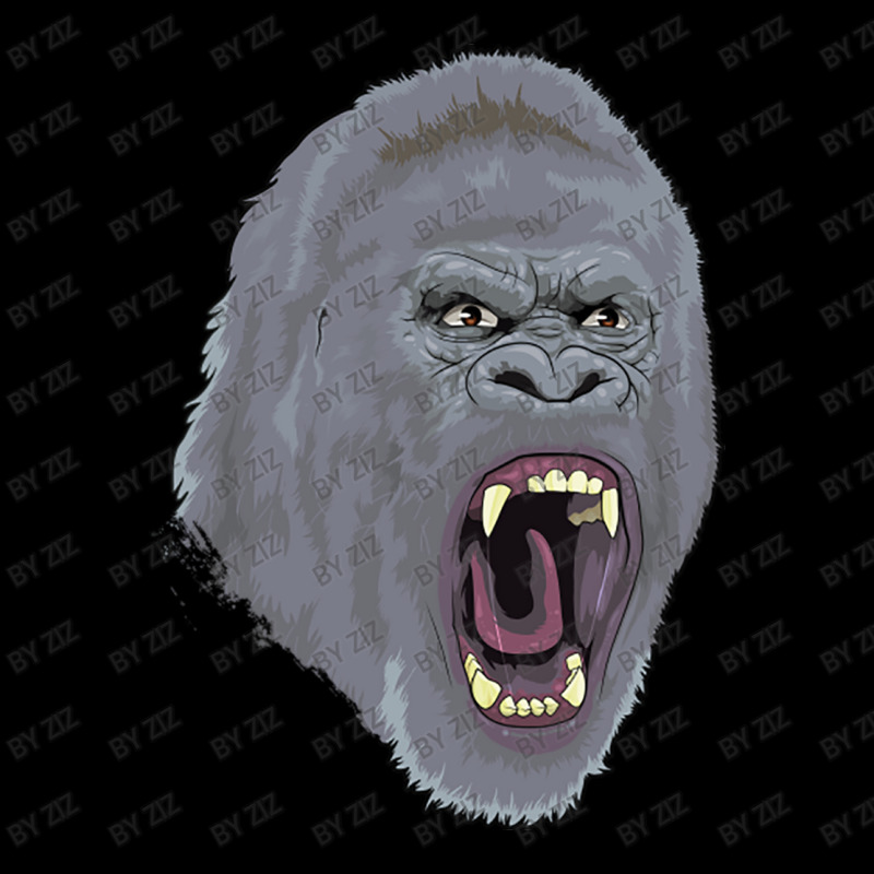 Angry Ape Gorilla Savage Wild Monkey Ape Silverbac Toddler Sweatshirt by Ziz | Artistshot