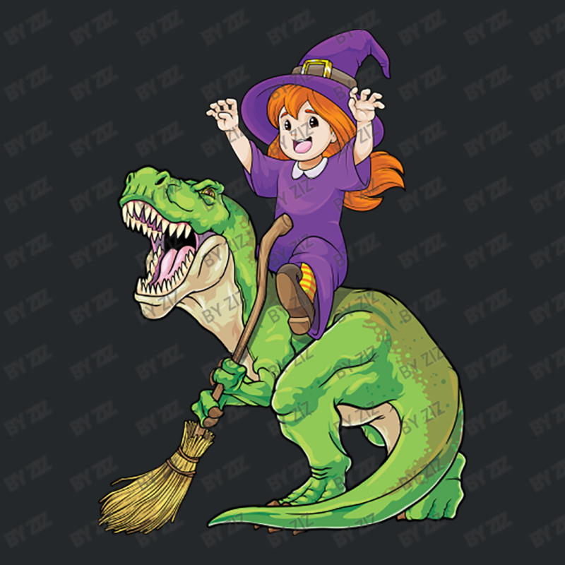 Witch Riding T Rex Dinosaur Spooky Halloween Costu Crewneck Sweatshirt | Artistshot