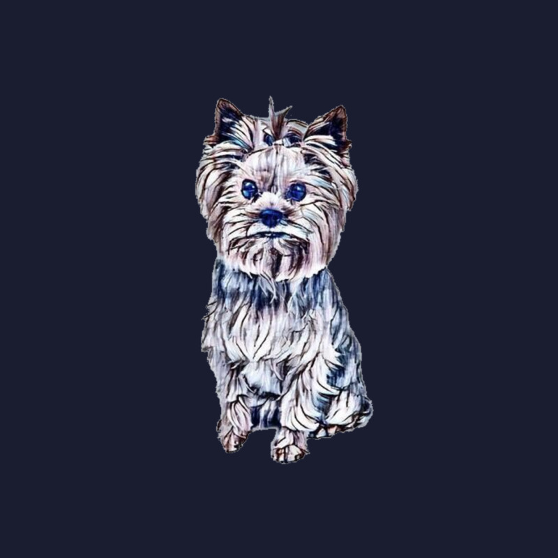 A Beautiful Yorkshire Terrier Women's V-Neck T-Shirt by Kemnabi | Artistshot