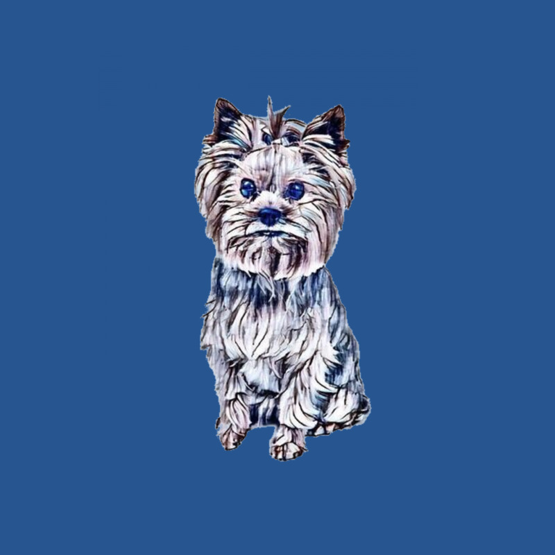 A Beautiful Yorkshire Terrier Ladies Fitted T-Shirt by Kemnabi | Artistshot