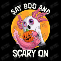 Say Boo And Scary On Axoltol Ghost Halloween Costu Lightweight Hoodie | Artistshot